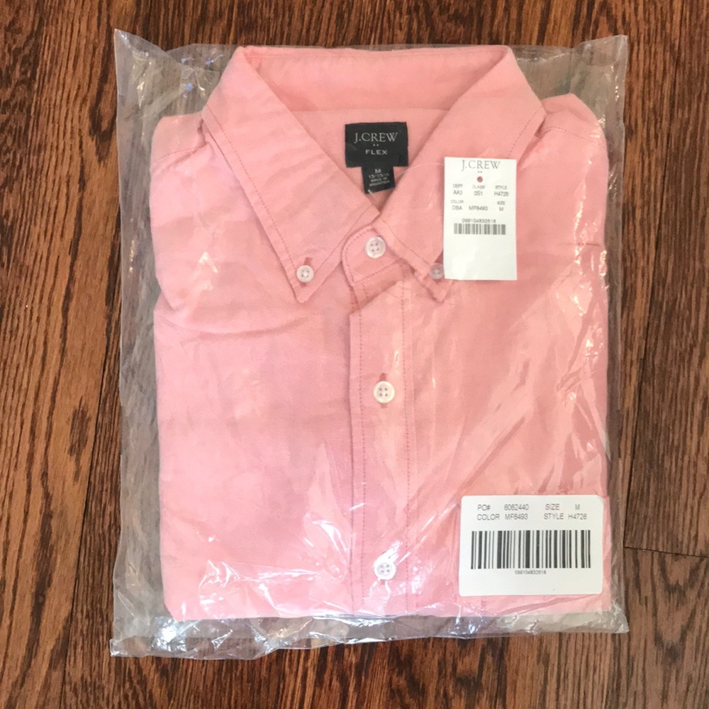 NWT J. Crew slim fit Flex oxford
